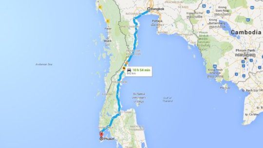 Từ Bangkok đến Phuket hoặc Krabi đi phương tiện nào là nhanh nhất ?