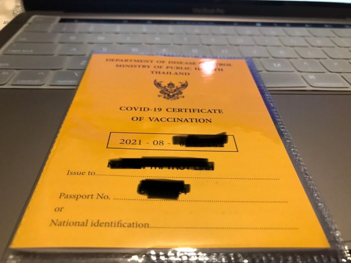  vaccine passport sample